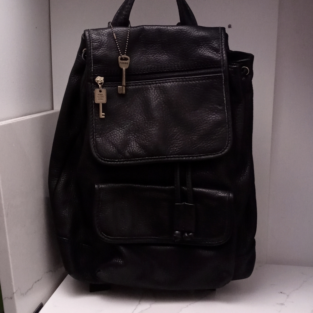 Fossil Black Backpack - image 1